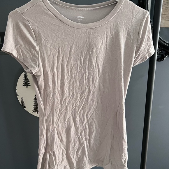 Set of 3 Express fitted tshirt size small. Blue, light pink and light grey - Picture 4 of 9